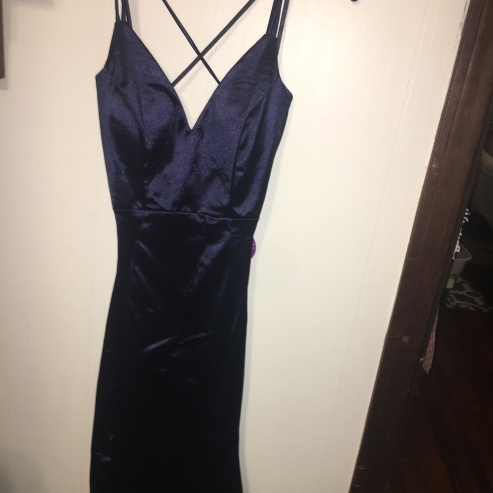 Navy blue formal dress